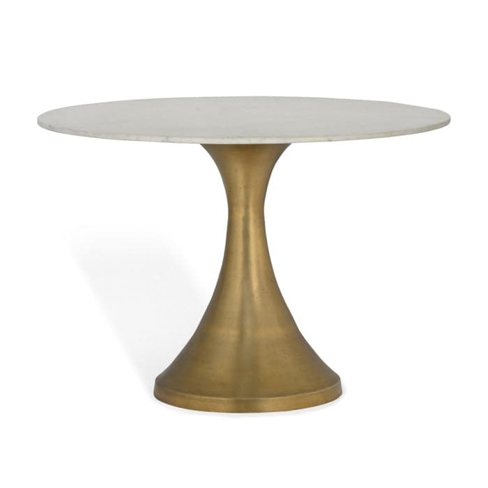 Funnel Dining Table – White-Union Home Furniture-UNION-DIN00136-Dining Tables-1-France and Son