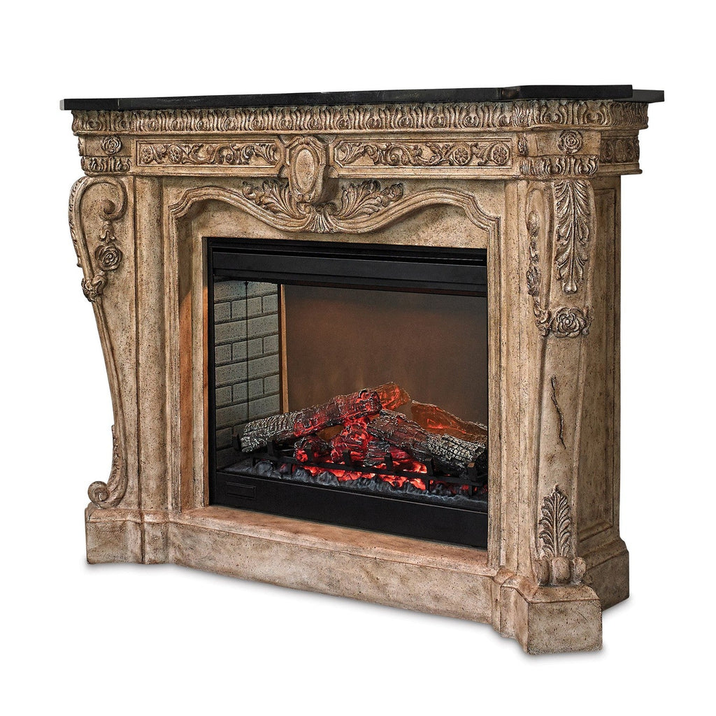 Floral Electric Fireplace-Ambella-AMBELLA-01129-400-061-Decor-1-France and Son