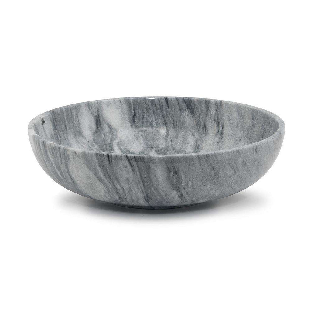 Flora Collection Mist Gray 12" Stone Bowl-FABLER-MC-BW30-CG-Bowls-1-France and Son