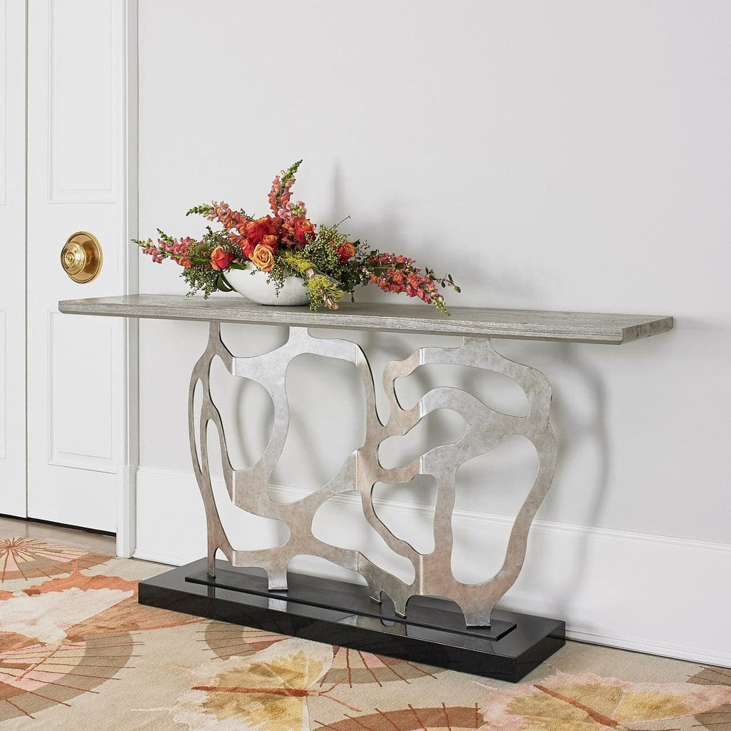 Sculpted Console-Ambella-AMBELLA-07200-850-003-Console TablesGold-1-France and Son