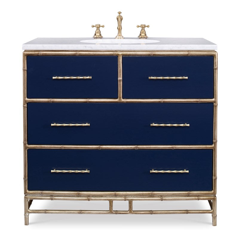 Chinoiserie Sink Chest-Ambella-AMBELLA-09175-110-321-Bathroom SinksBlue-1-France and Son