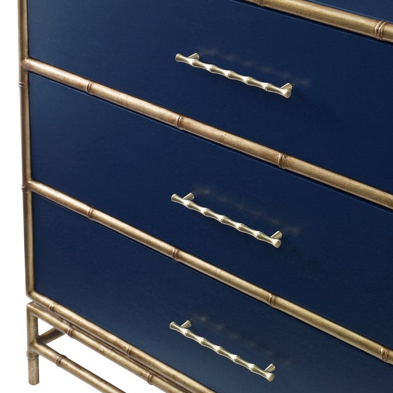 Chinoiserie Chest - Cadet Blue-Ambella-AMBELLA-09175-830-021-Dressers-1-France and Son