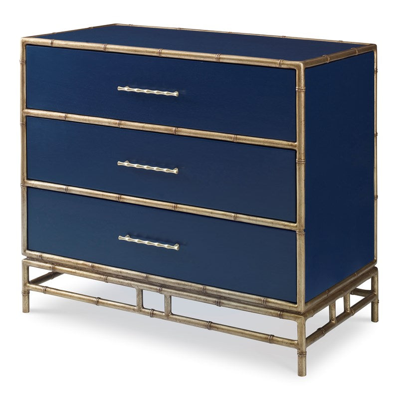 Chinoiserie Chest - Cadet Blue-Ambella-AMBELLA-09175-830-021-Dressers-1-France and Son