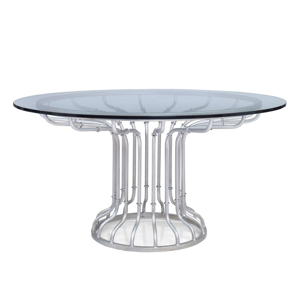 Café Dining Table Base - Antique Silver-Ambella-AMBELLA-09210-640-024-Dining Tables-1-France and Son