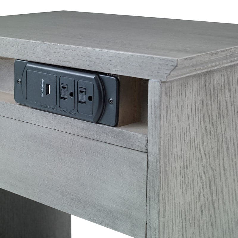 Braydon Nightstand - Ash Grey-Ambella-AMBELLA-09219-230-003-Nightstands-1-France and Son