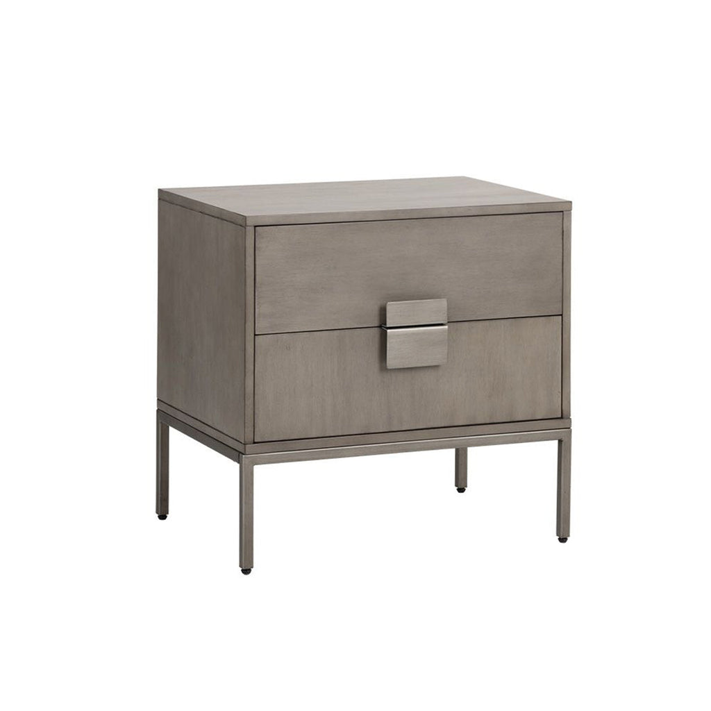 Jade Nightstand-Sunpan-STOCK-SUNPAN-102922-NightstandsAntique Brass - Dark Mango-1-France and Son