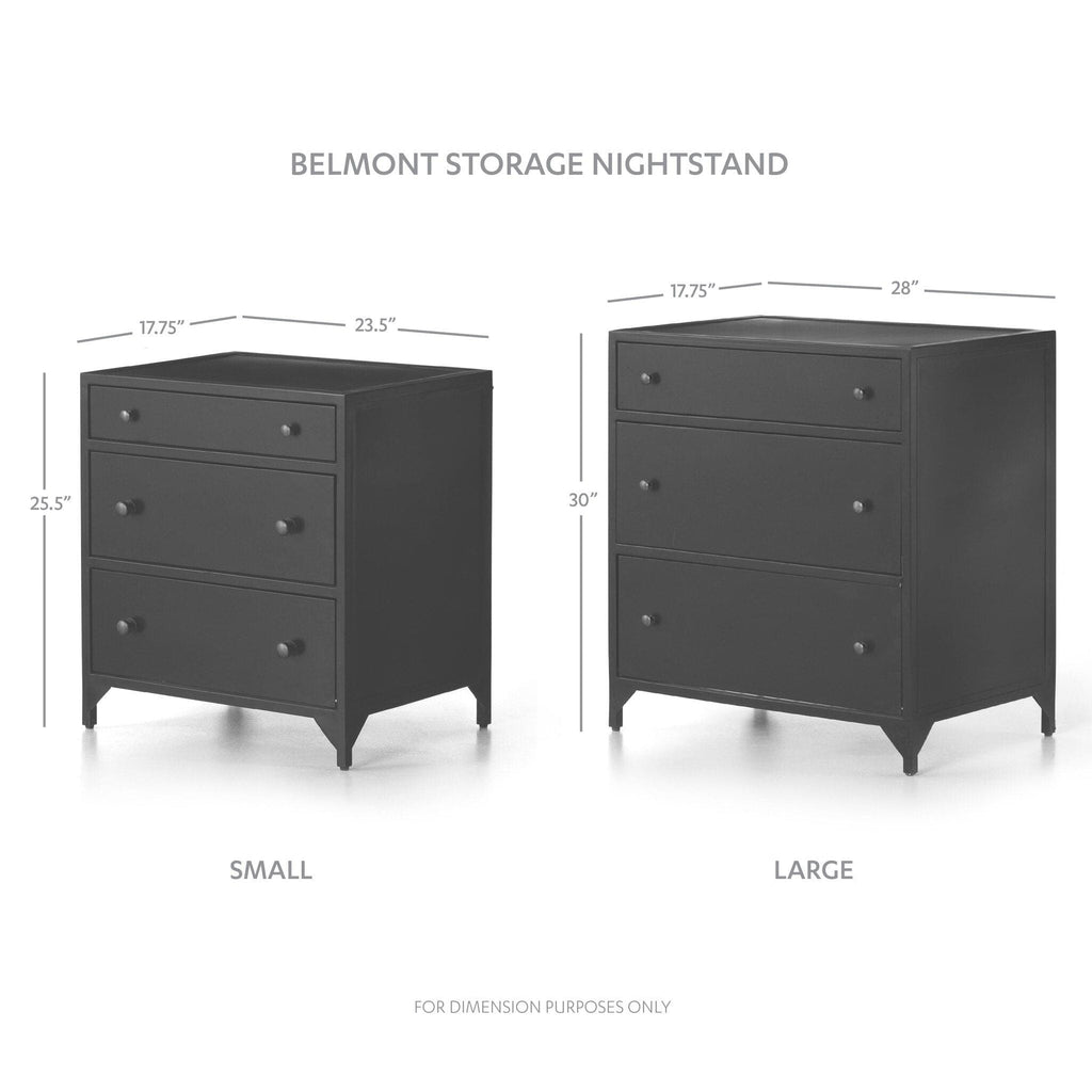 Belmont Storage Nightstand-Four Hands-FH-104430-003-NightstandsSmall-Black-1-France and Son