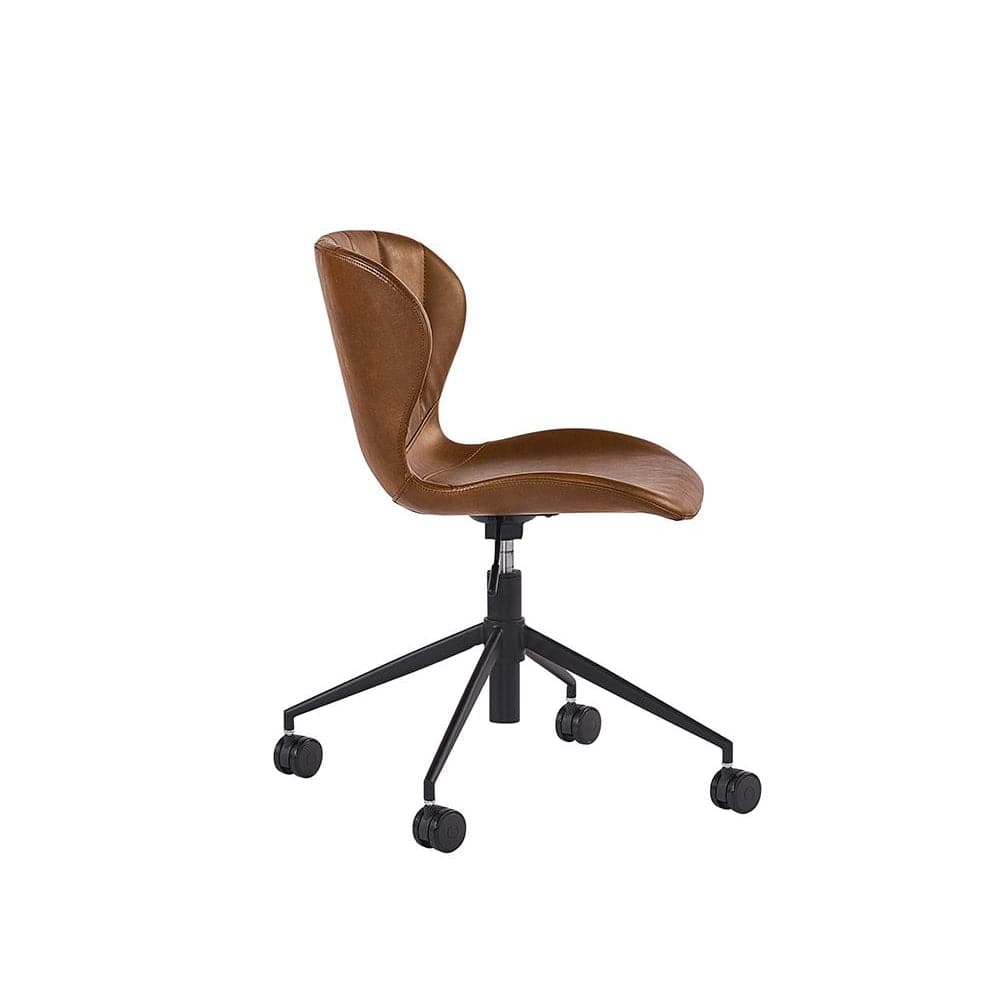 Arabella Office Chair-Sunpan-SUNPAN-104793-Task ChairsBravo Cognac-6-France and Son