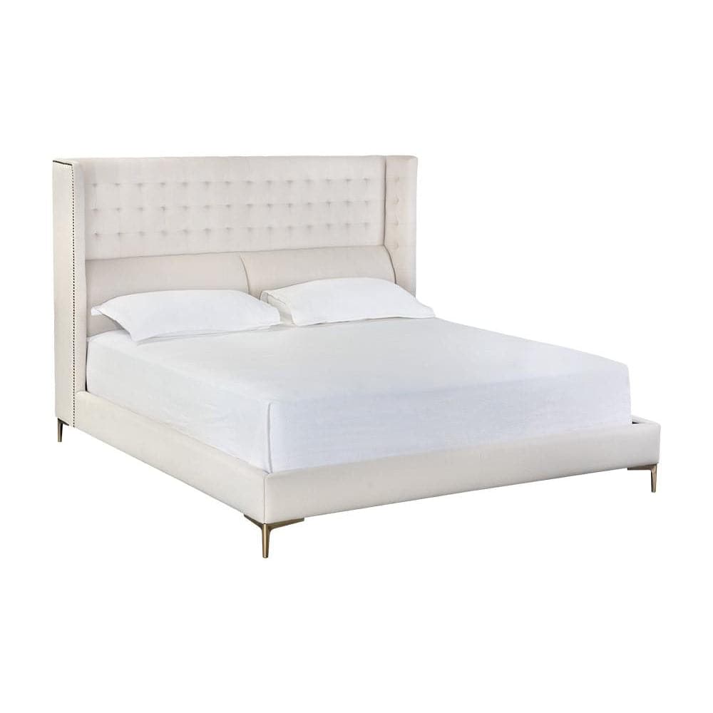 Cairo Bed-Sunpan-SUNPAN-105562-Bedsantonio porcelain-King-1-France and Son