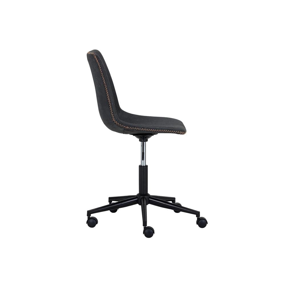 Cal Office Chair-Sunpan-SUNPAN-105579-Task ChairsAntique Black-1-France and Son