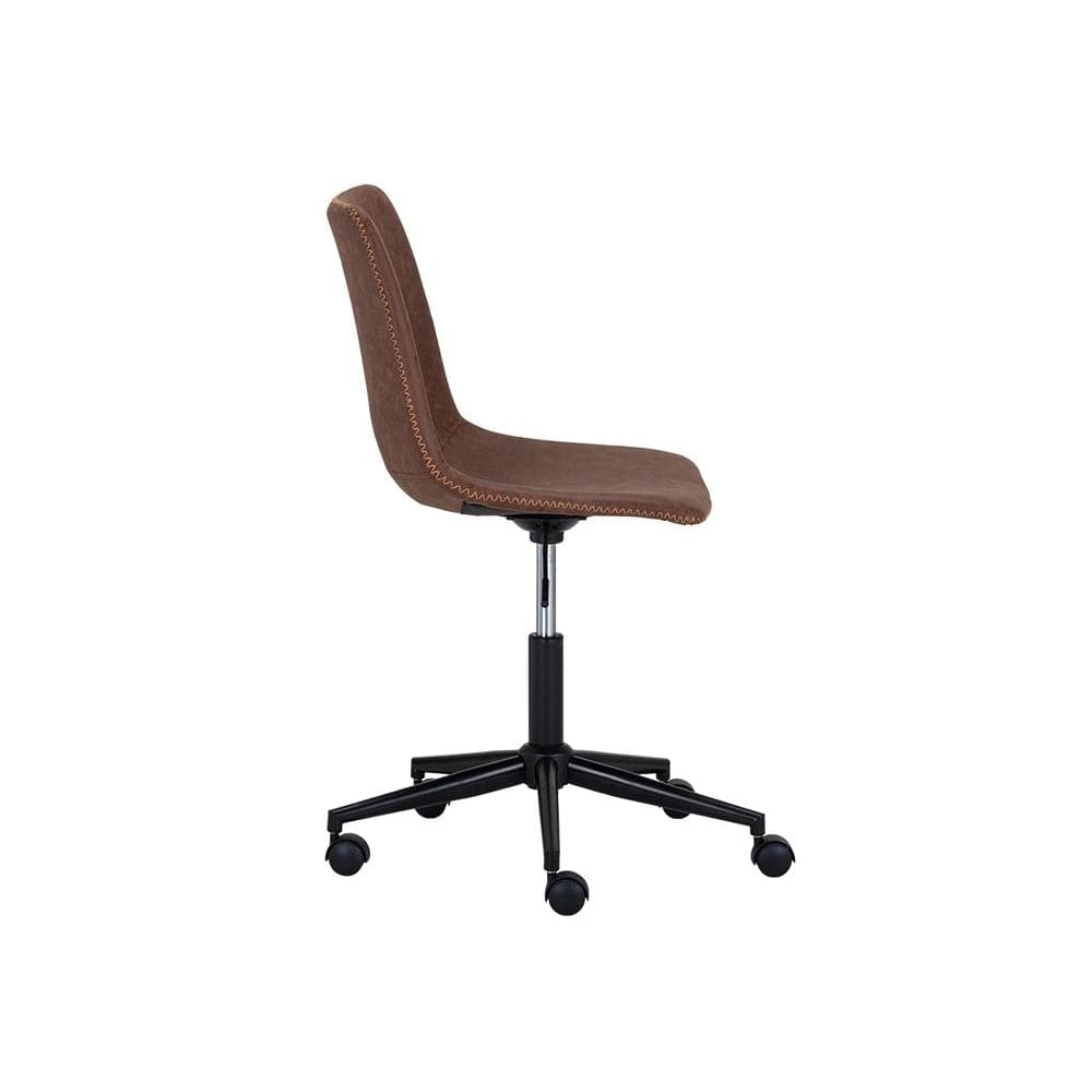 Cal Office Chair-Sunpan-SUNPAN-105579-Task ChairsAntique Black-1-France and Son