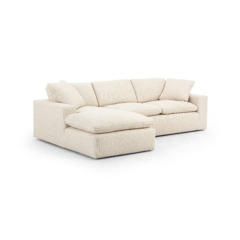 Plume 2 Pc Sectional Sofa-Four Hands-FH-100824-009-Sectionals106"-RAF-Thames Cream-3-France and Son