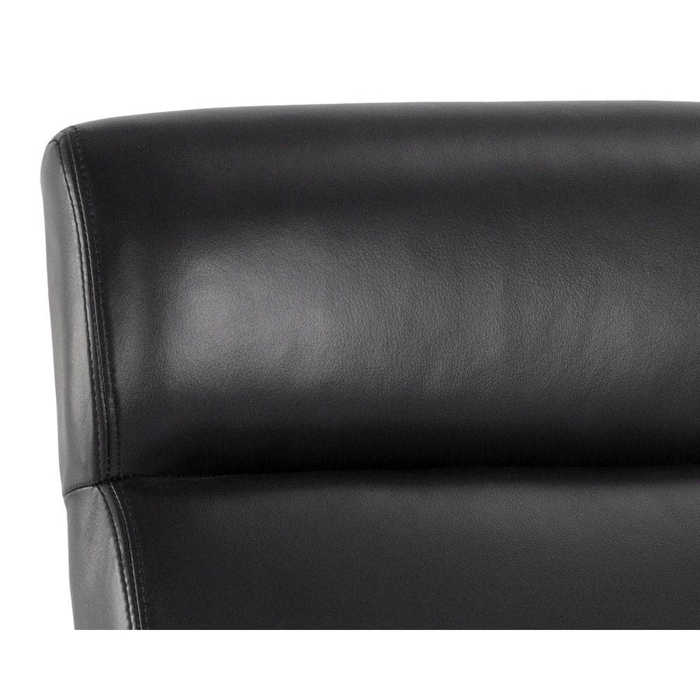 Collin Office Chair-Sunpan-SUNPAN-106090-Task ChairsCortina Black Leather-1-France and Son