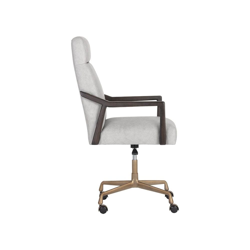 Collin Office Chair-Sunpan-SUNPAN-106090-Task ChairsCortina Black Leather-1-France and Son