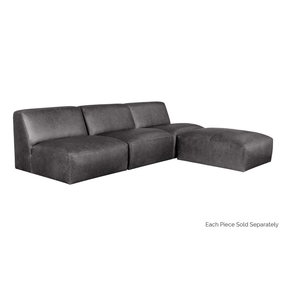 Watson Modular Sectional-Sunpan-SUNPAN-106174-Sectionalsmarseille black-armless chair-2-France and Son