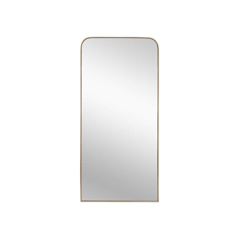 Calabasas Floor Mirror-Sunpan-SUNPAN-106741-MirrorsPowder Black-1-France and Son