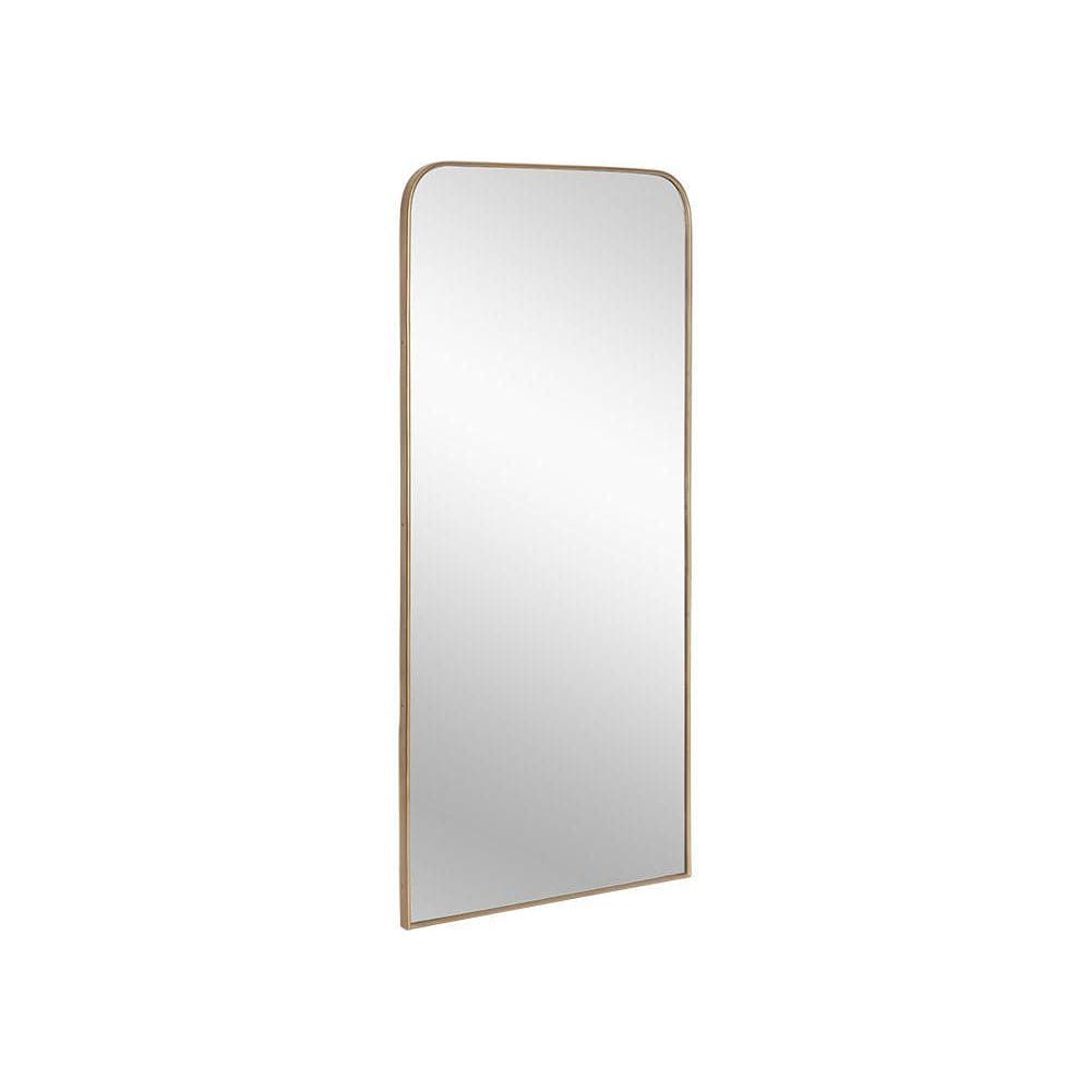 Calabasas Floor Mirror-Sunpan-SUNPAN-106741-MirrorsPowder Black-1-France and Son