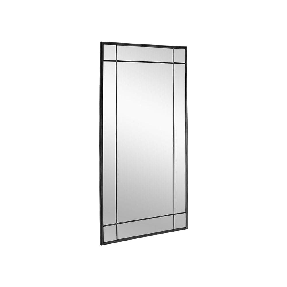 Pasadena Floor Mirror-Sunpan-SUNPAN-106738-MirrorsPowder Black-1-France and Son