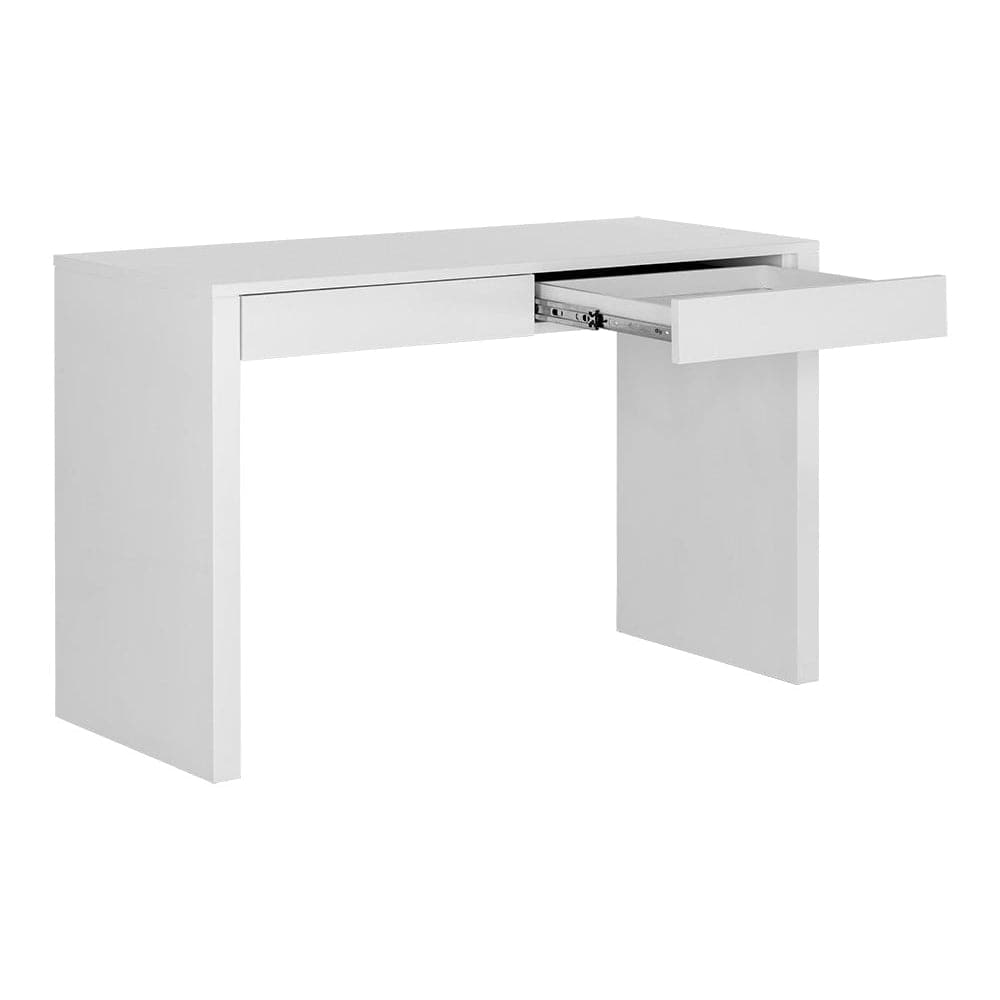 Dutad Desk - High Gloss White-Sunpan-SUNPAN-106901-Desks-1-France and Son