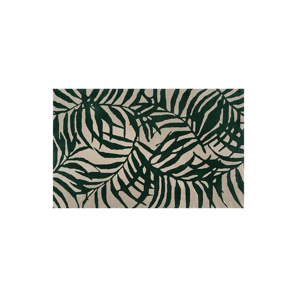 Palma Hand - Woven Rug - Green / Beige - 5'' x 8''-Sunpan-SUNPAN-107605-Rugs-1-France and Son