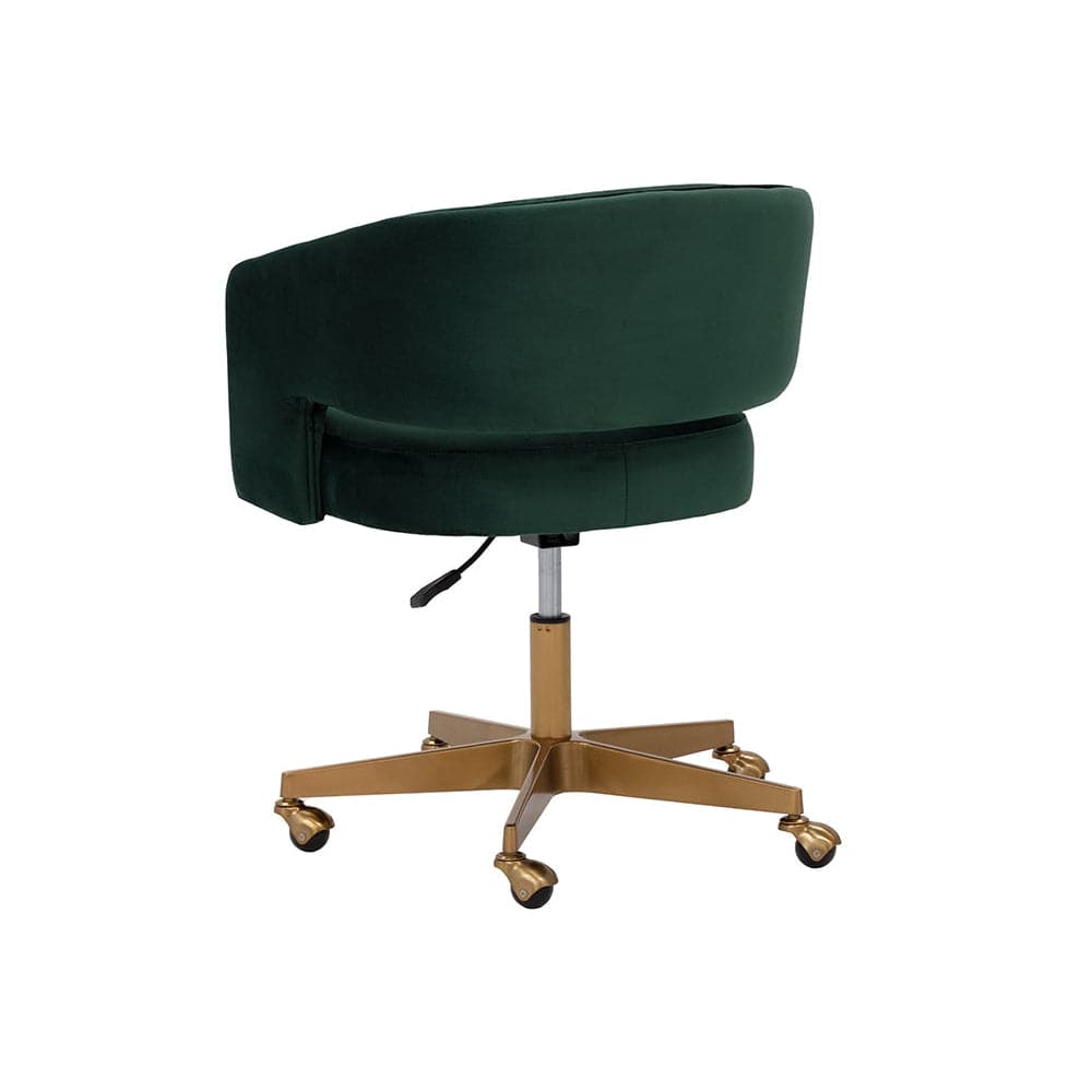 Claren Office Chair-Sunpan-SUNPAN-107851-Task ChairsDeep Green Sky-1-France and Son