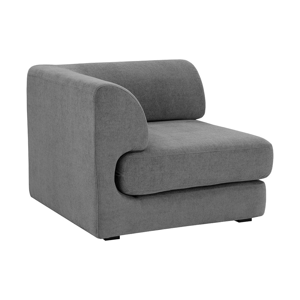 Harmony Modular - Danny Dark Grey-Sunpan-SUNPAN-107899-Lounge ChairsCorner Chair-3-France and Son
