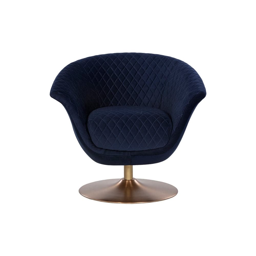 Carine Swivel Lounge Chair-Sunpan-SUNPAN-108045-Lounge Chairs-1-France and Son