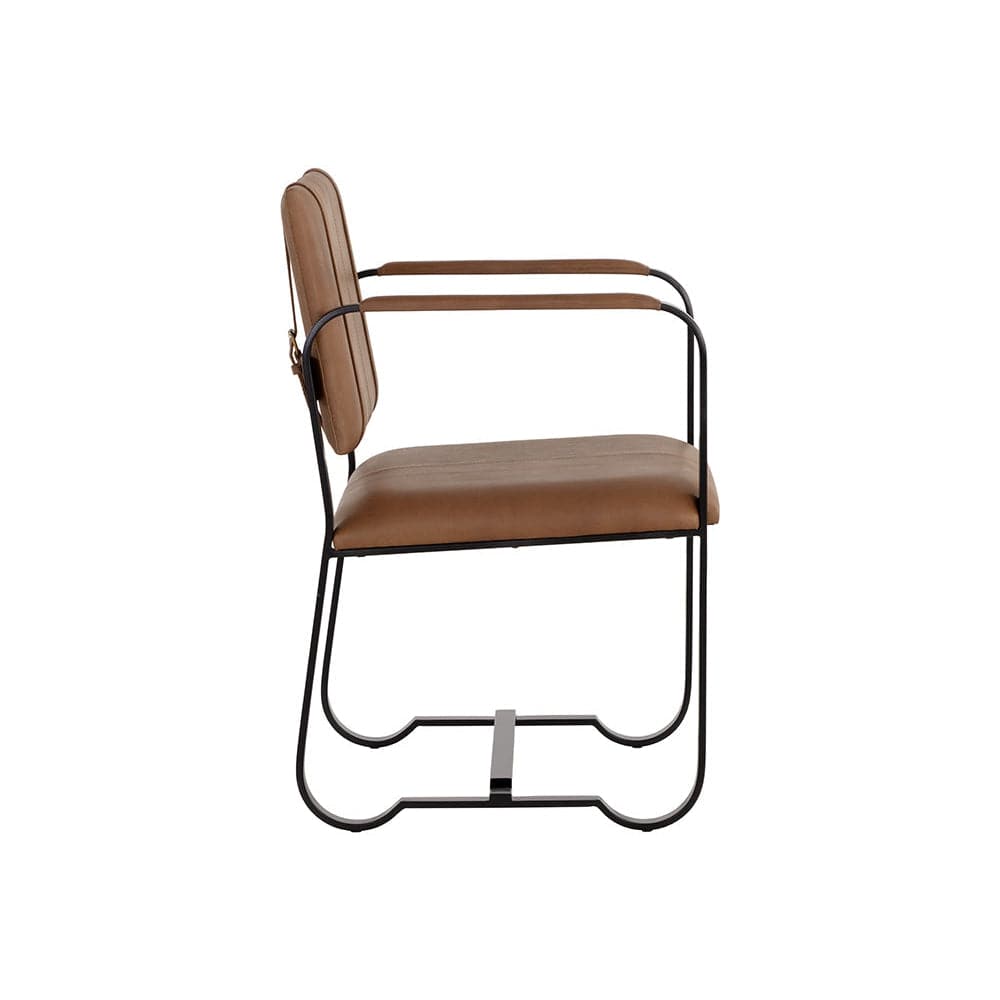 Garrett Office Chair - Cognac Leather-Sunpan-SUNPAN-108098-Task Chairs-1-France and Son