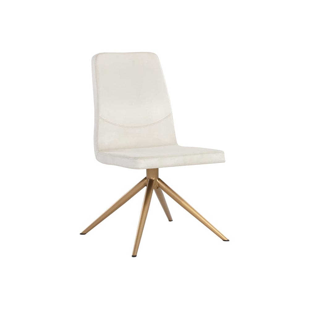 Hilda Swivel Dining Chair - Vienna Cream-Sunpan-SUNPAN-108193-Dining Chairs-1-France and Son