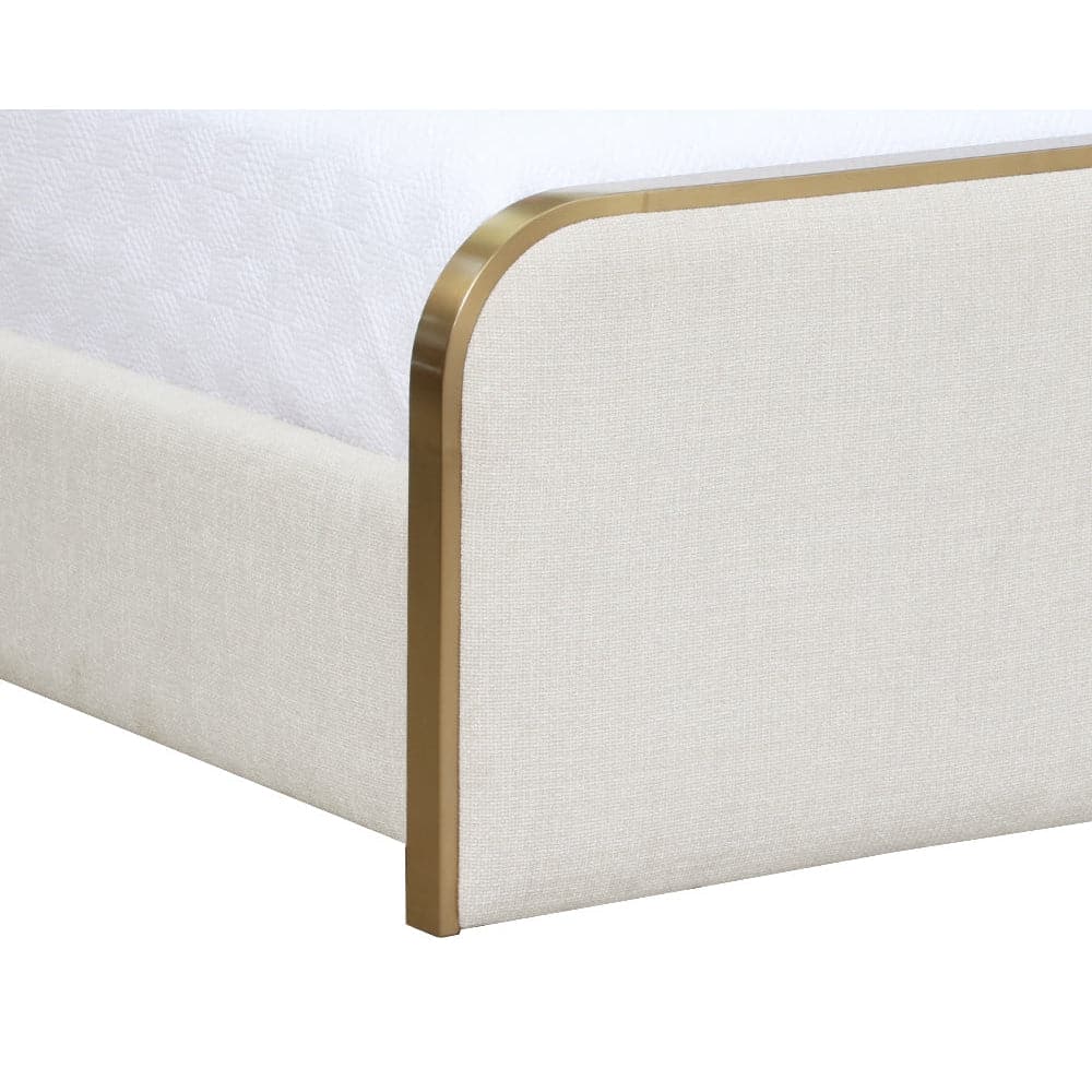 Tometi Bed - King - Chacha Cream-Sunpan-SUNPAN-108439-Beds-1-France and Son