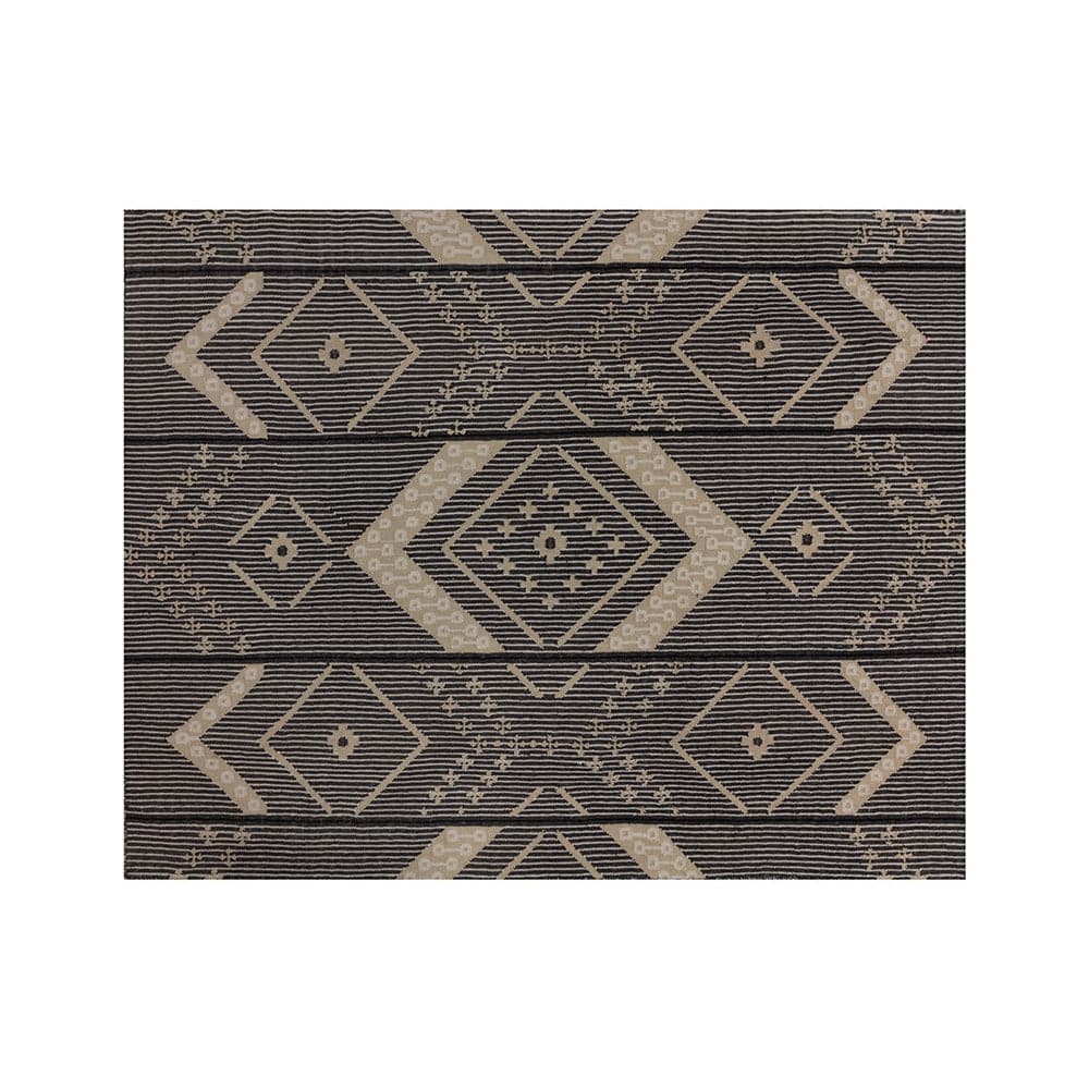 Asana Hand - Woven Rug - Charcoal / Beige - 8'' x 10''-Sunpan-SUNPAN-108750-Rugs-1-France and Son