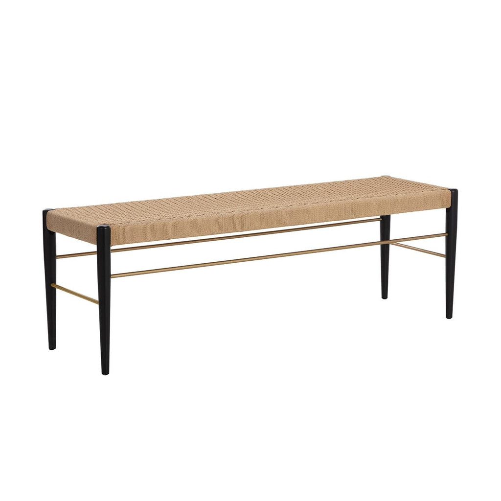 Bondi Bench - Black-Sunpan-SUNPAN-108780-Benches-1-France and Son