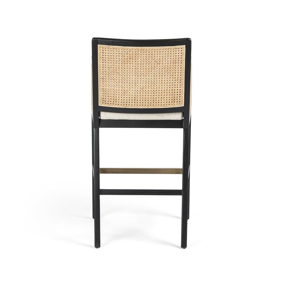Antonia Cane Bar + Counter Stool-Four Hands-FH-109035-006-Bar StoolsBar-Brushed Ebony-1-France and Son