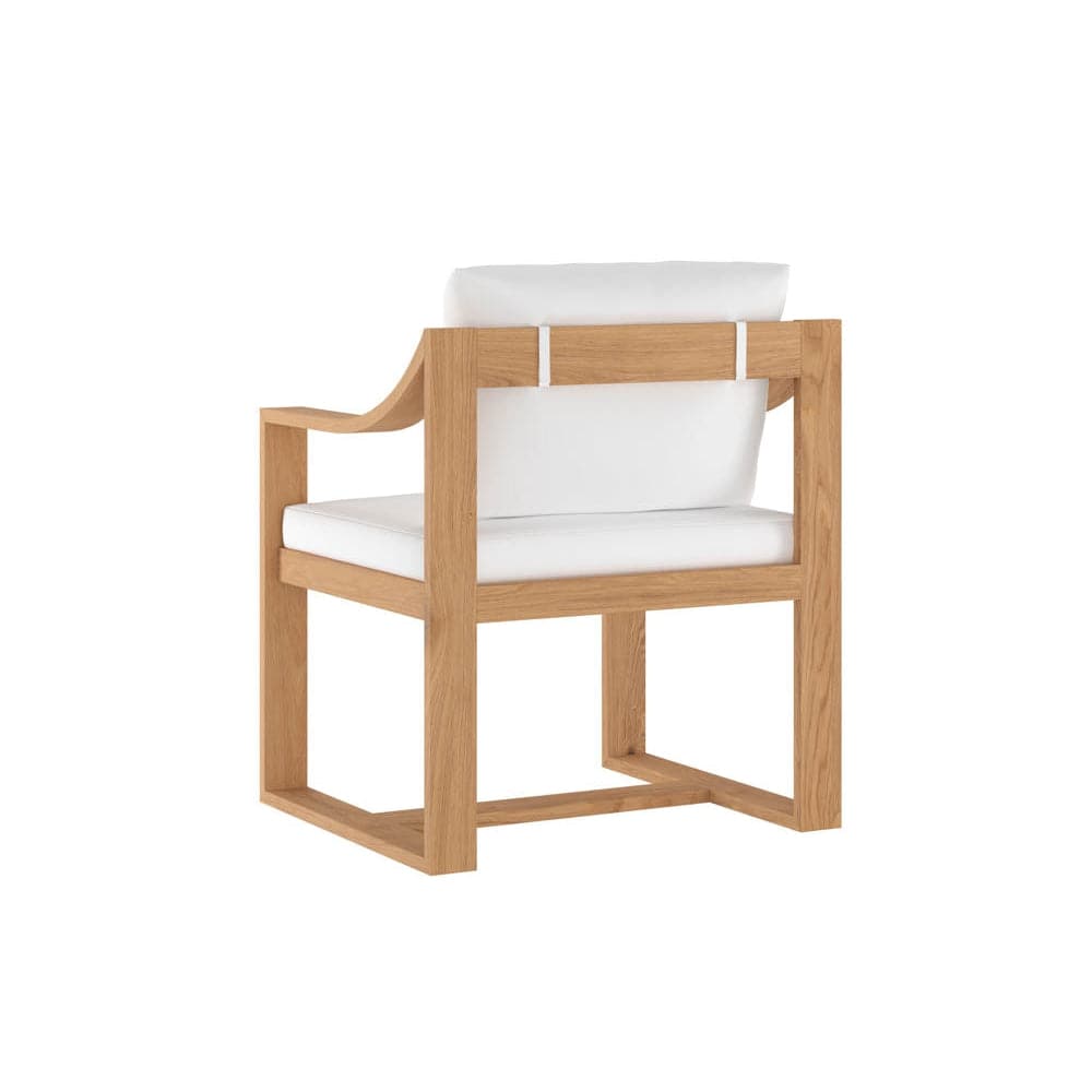 Tahiti Dining Armchair - Stinson White-Sunpan-SUNPAN-109045-Dining Chairs-1-France and Son