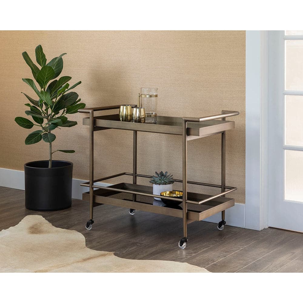 Livingston Bar Cart-Sunpan-SUNPAN-100913-Bar Storage-1-France and Son