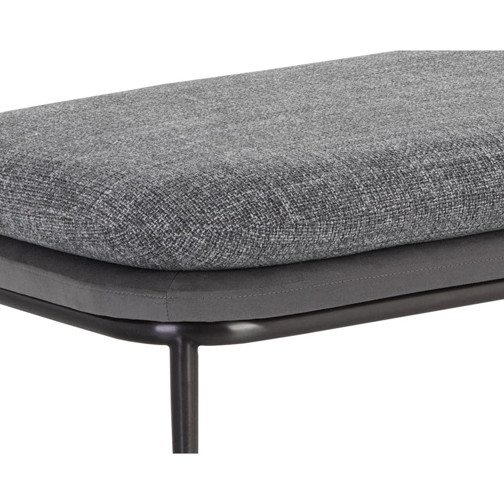 Koffi Bench-Sunpan-SUNPAN-109314-BenchesGrey - Gunmetal-1-France and Son