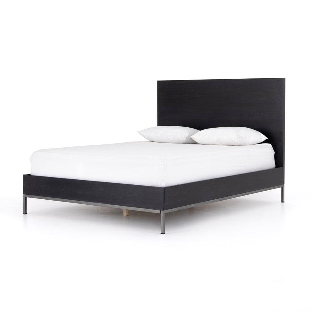 Trey Bed-Four Hands-FH-109337-003-BedsKing-Black Wash Poplar-1-France and Son