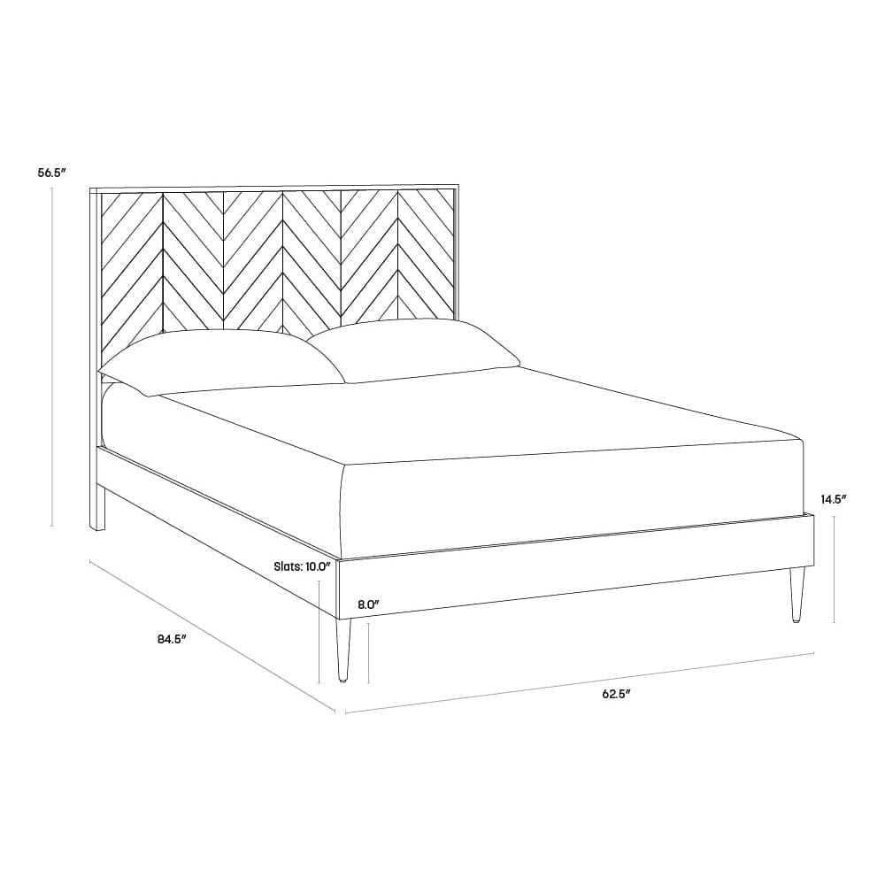 Greyson Bed - Queen - Light Acacia-Sunpan-SUNPAN-109410-Beds-1-France and Son