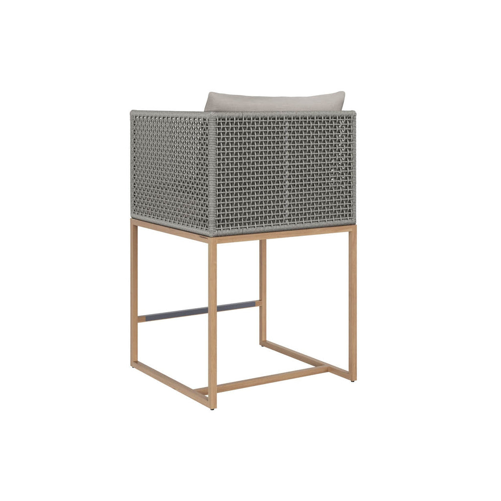 Crete Counter Stool - 22"-Sunpan-SUNPAN-110440-Bar StoolsDark Grey - Gracebay Grey-1-France and Son