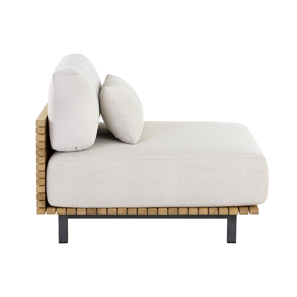 Geneve Modular - Armless Chair - Palazzo Cream-Sunpan-SUNPAN-109532-Lounge Chairs-1-France and Son