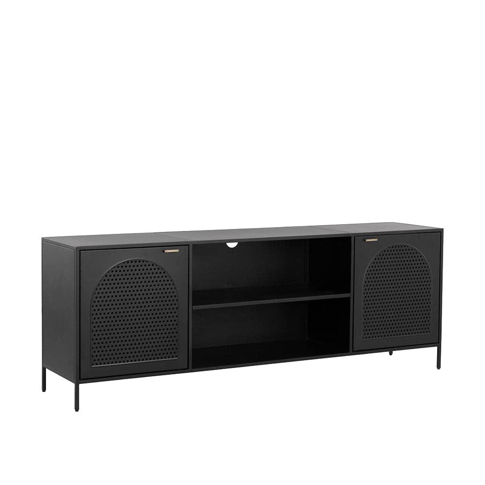 Aziza Media Console And Cabinet-Sunpan-SUNPAN-109625-Media Storage / TV Stands-1-France and Son