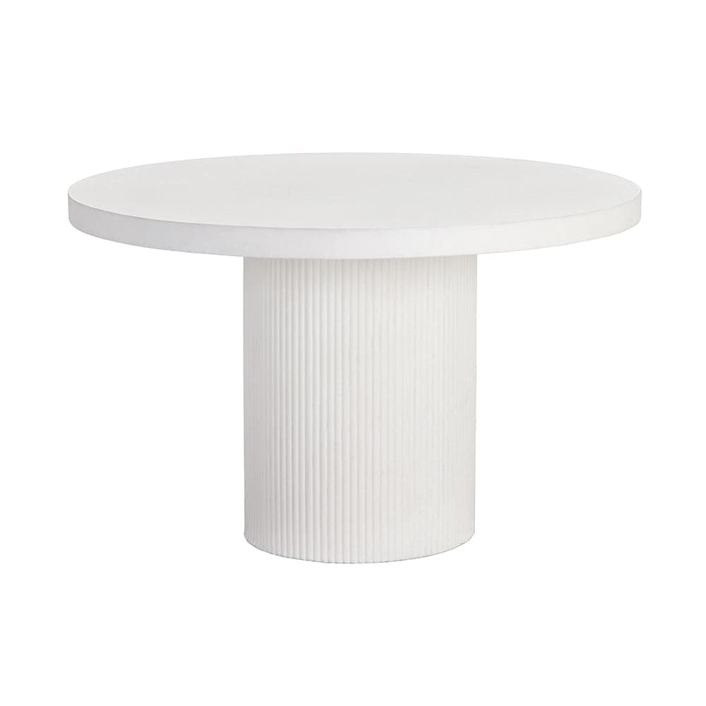 Nicolette Dining Table - White - 55"-Sunpan-SUNPAN-109643-Dining Tables-1-France and Son