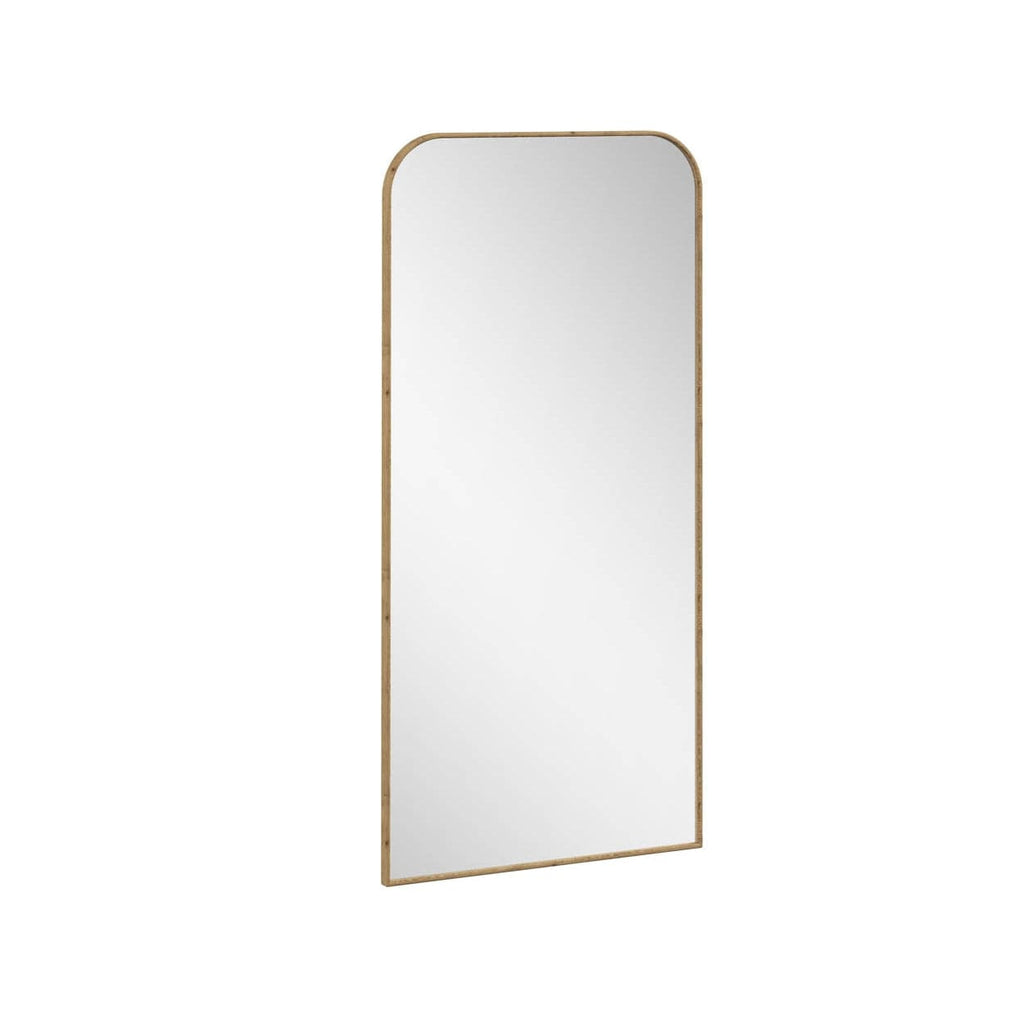 Calabasas Floor Mirror-Sunpan-SUNPAN-106741-MirrorsPowder Black-1-France and Son