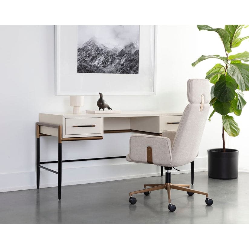 Weldrick Desk-Sunpan-SUNPAN-107459-Desks-1-France and Son