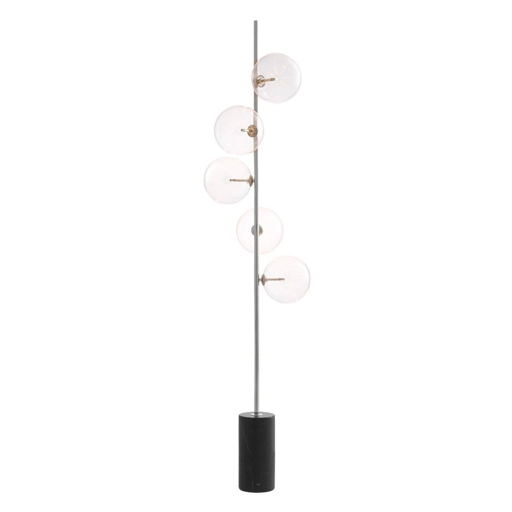 Floor Lamp Tempo - Nickel Finish-Eichholtz-EICHHOLTZ-112630UL-Floor Lamps-1-France and Son