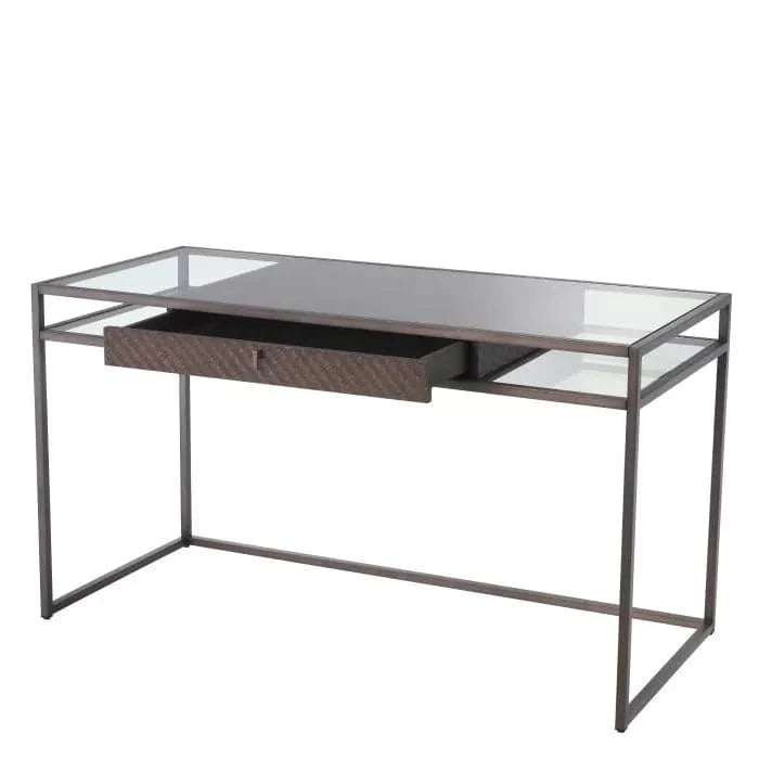 Desk Napa Valley Woven Oak Veneer-Eichholtz-EICHHOLTZ-113398-Desks-1-France and Son