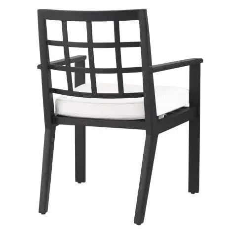 Dining Chair Cap-Ferrat outdoor black-Eichholtz-EICHHOLTZ-115024-Dining Chairs-1-France and Son