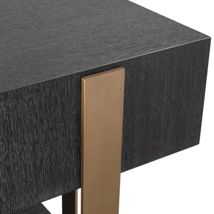 Console Table Nerone - Charcoal Grey Oak Veneer-Eichholtz-EICHHOLTZ-115578-Console Tables-1-France and Son