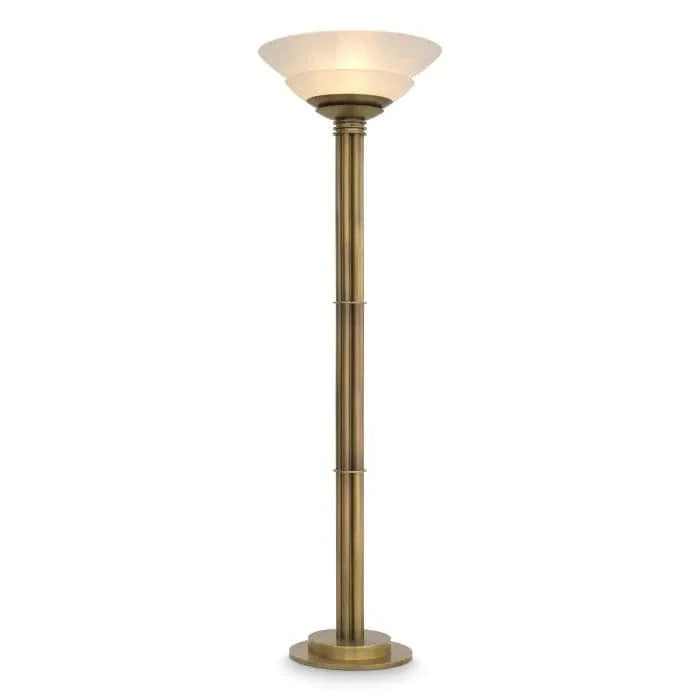 Floor Lamp Figaro - Antique Brass Finish-Eichholtz-EICHHOLTZ-115658UL-Floor Lamps-1-France and Son