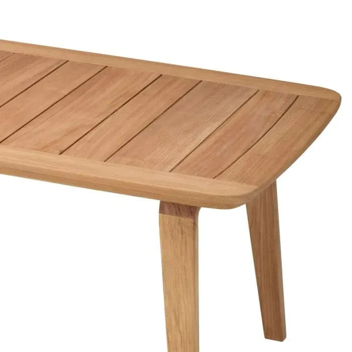 Outdoor Dining Table Glover natural teak-Eichholtz-EICHHOLTZ-117379-Dining Tables-1-France and Son